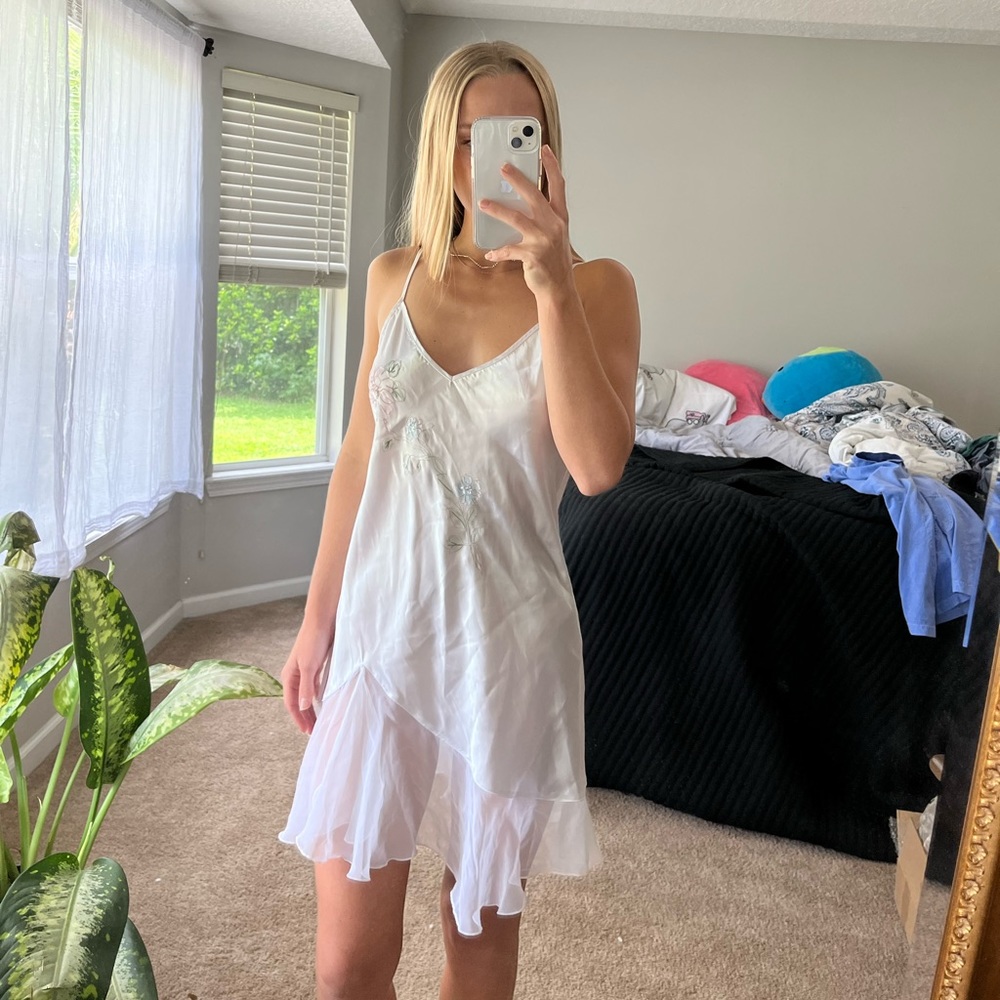 White Slip Dress